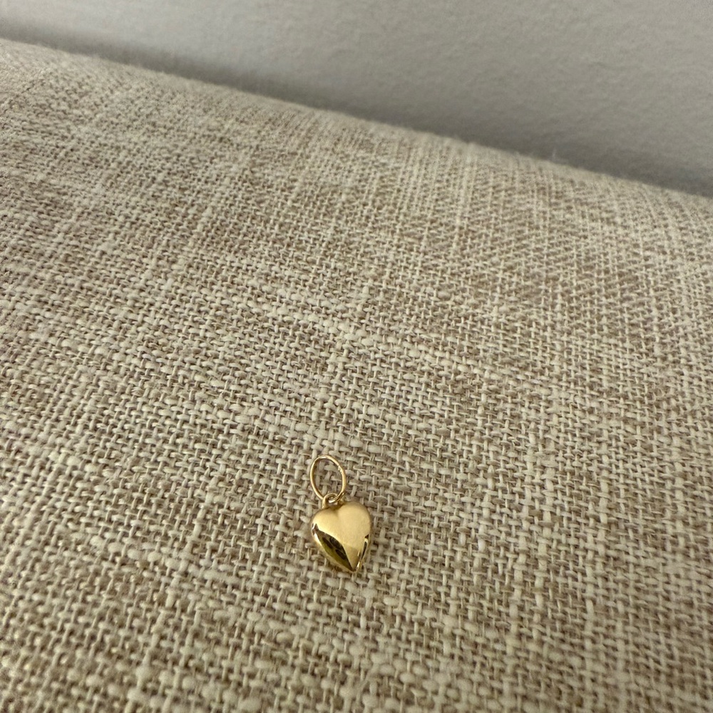 Catbird Balloon heart charm yellow gold 14k
